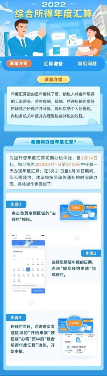 综合年度所得汇算退税（个税汇算今起开始，这些事项要注意）