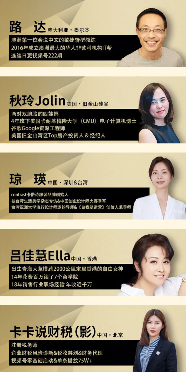 【日不落全球达人榜7/10】这里帮你打造个人品牌